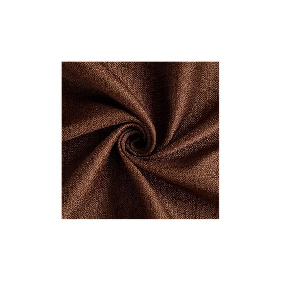 Brown Basket Leaves Window Curtain 4-Pc Room Shears Panels 25.5 W x 63 inch Each - Picture 4 of 6